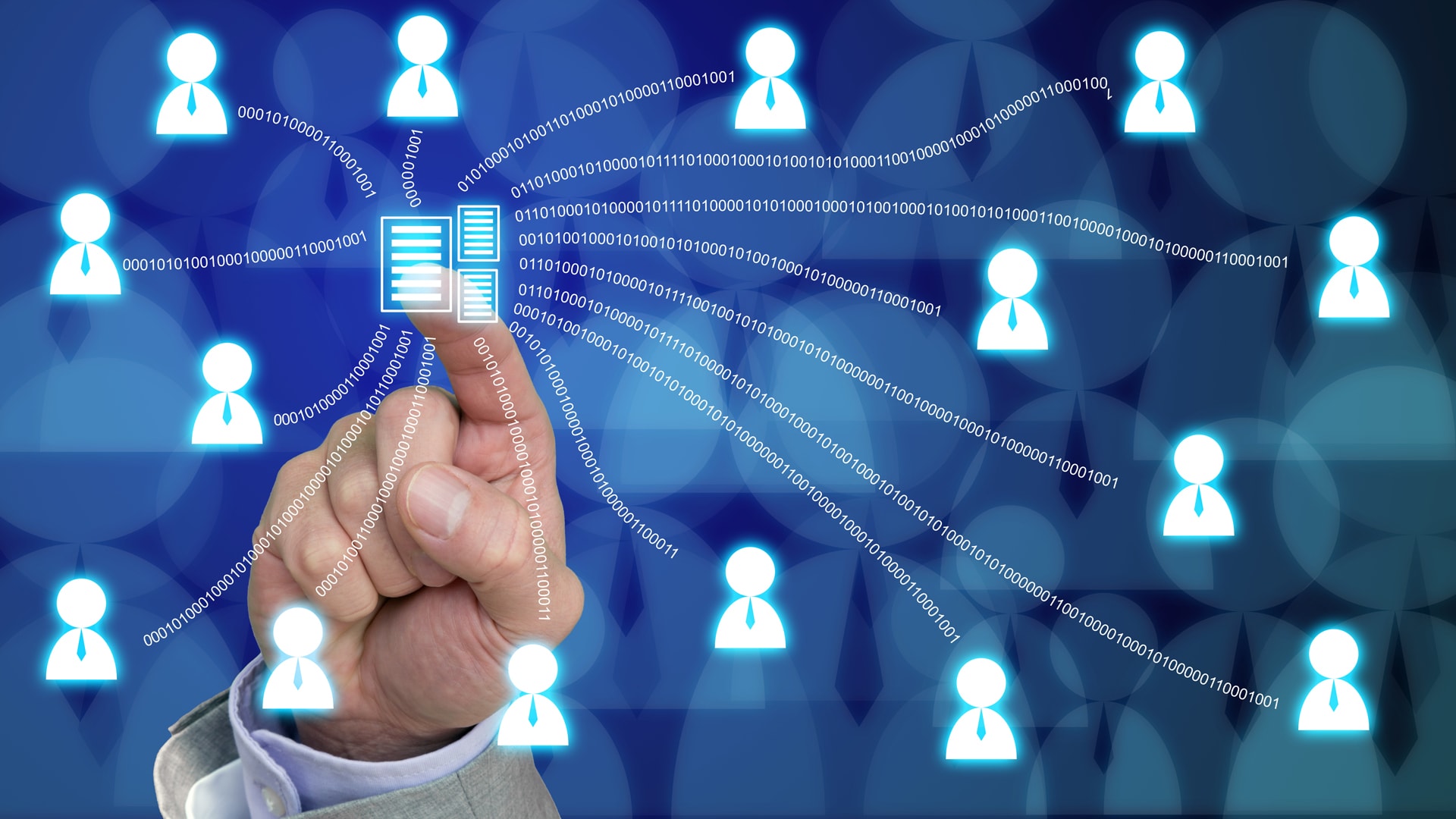 Corporate data management concept CLA 109356860 distrubute