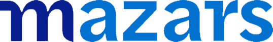 mazars white logo